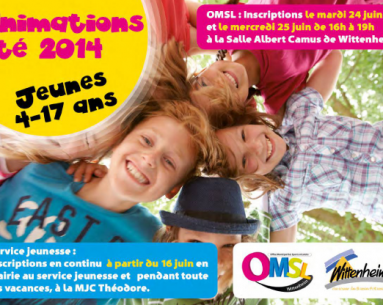 Animations été 2014 OMSL et Ville de Wittenheim