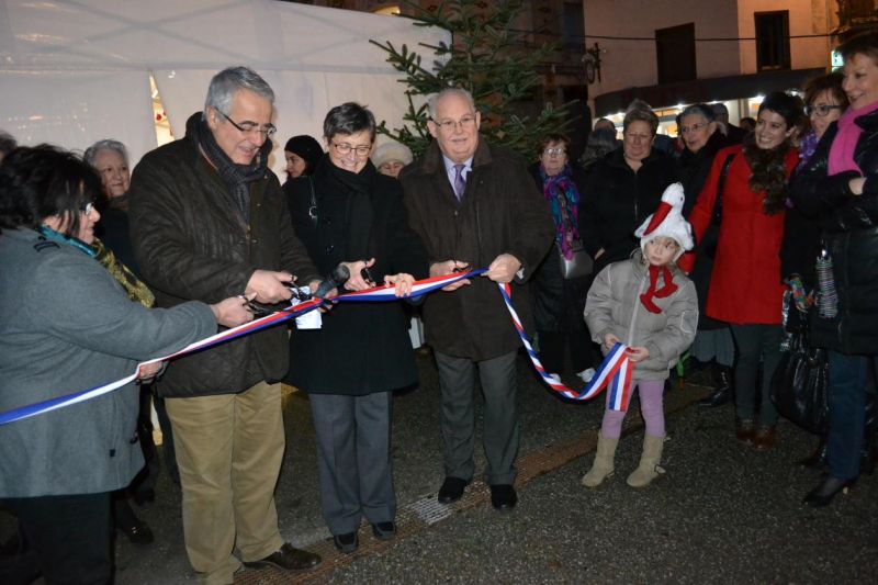 Thiers en images - inauguration du marché de noel