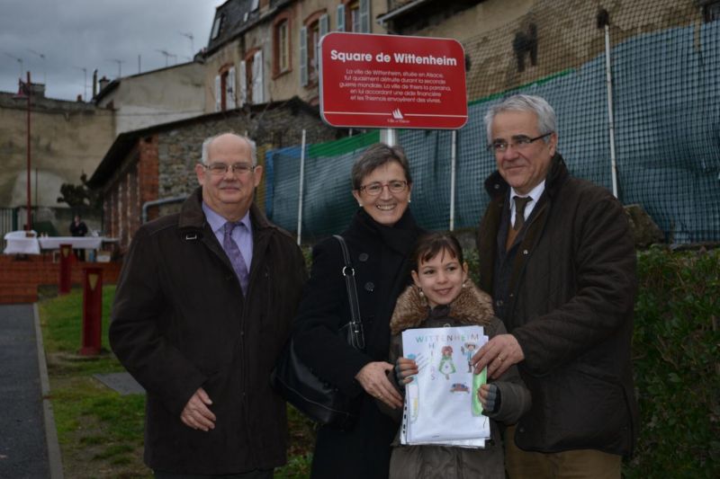 Thiers en images - inauguration square de wittenheim