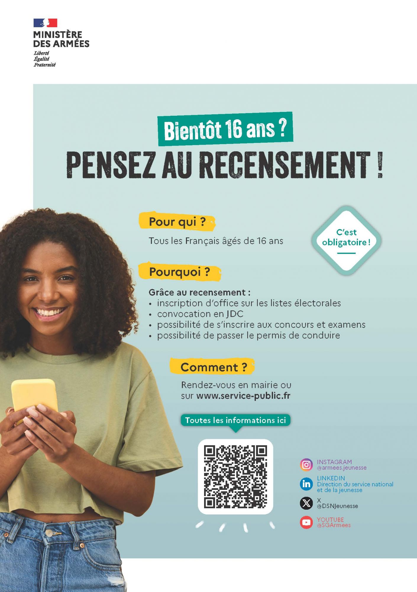 flyer recensement