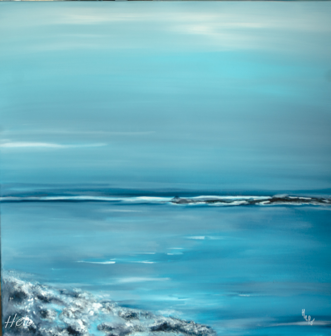 « Entre mer et ciel » exposition de peintures à l’acrylique par HELO (Henri Lotz)